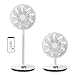 Price comparison product image Duux Whisper Flex Smart Standing Fan, with Remote Control, Alexa & Smart App, 26 Cooling Speeds, 2 in 1 Height Adjustable, Multi-direction Oscilating, Powerful and Quiet Fan, Night Mode, Timer, White