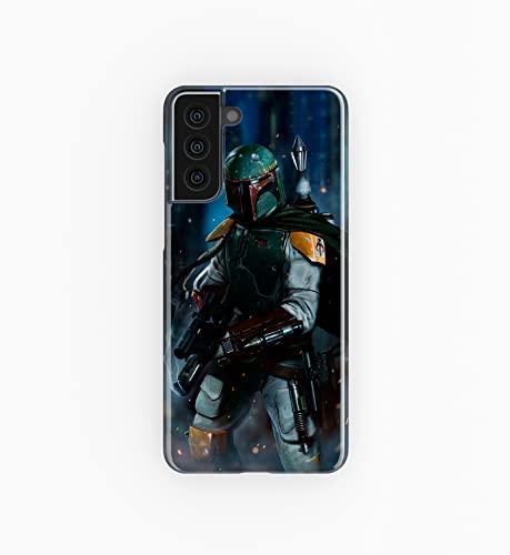 Star-Wars Characters Dark Side Darth Vader Rigid Plastic Case Compatible With Samsung Galaxy S22 6.1In 2022 Shell Sw7 (Boba Fett) #TOP13