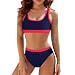 Speed Bikini Set da Donna in Due Pezzi, Costume da Bagno Sportivo da Donna...