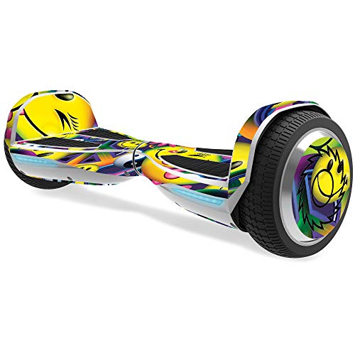 MightySkins Skin Compatible with Razor Hovertrax 1.5 Hover Board - Peace Smile | Protective, Durable, and Unique Vinyl Decal wrap Cover | Easy to Apply, Remove, and Change Styles | Made in The USA