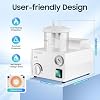 1000ML Portable Vacuum Pump Device,Vacuum Suction Unit,Low Noise Veterinary Suction Machine,Practical Suction Unit (A)