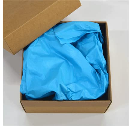 Seidenpapier, Türkis, Blau (500er-Pack), 50 x 75 cm