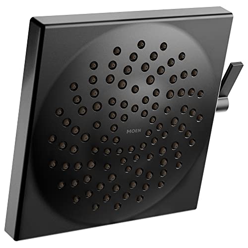 Moen S6345EPBL Showering Acc-Premium Two-Function 8" Diameter Spray Head Eco-Performance Rainshower, Matte Black by Moen - Used condition - CA$268.78