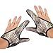 wengjack 1 Pair Practical Fishing Gloves 2 Finger Breathable Neoprenes for Comfort 2 Finger Cut for Easy Tool Safe Operations