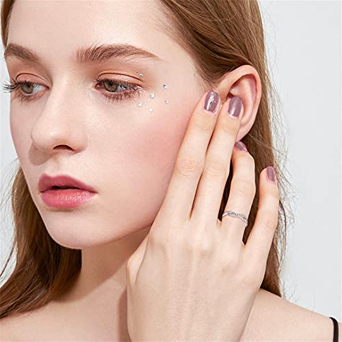 Bague infini argent anti-allergie avec message de confiance - 6