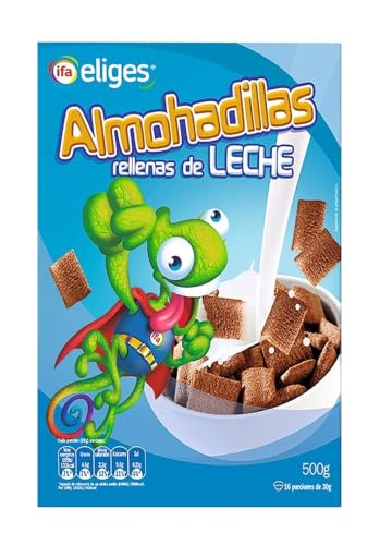 Ifa Eliges Cereales Almohadillas Rellenas De Leche - 500 gr.