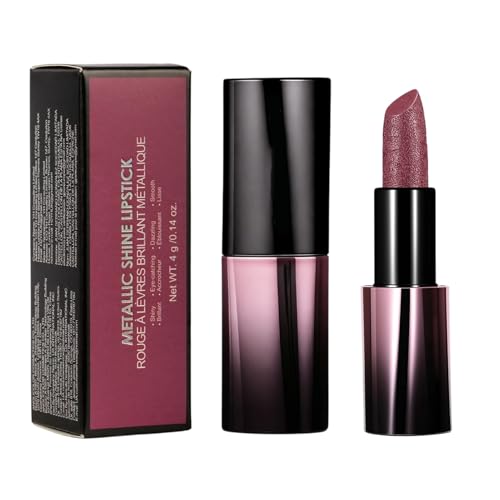 Ruwshuuk Labial Brillante | Gloss Labial De Alta Pigmentación, Antimanchas E Hidratante | Barra de Labios con Acabado Perlado | Para Madre Esposa Novia Fiesta Boda Desplazamiento Diario Cita Reunión