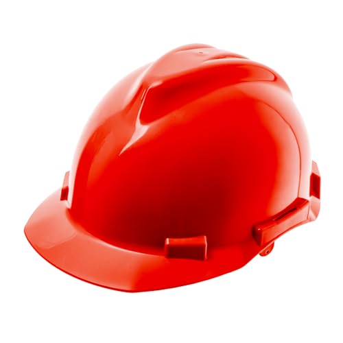 Glove Station - Glove Station Hard Hat for Men & Women - Construction Safety Helmet & Hard Hat, One Size with Padded 4-Point Ratchet Suspension, Non-Vented High-Density Polypropylene Shell