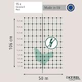 Kerbl Hobbyfarming Geflügelnetz 50 mtr., 106 cm Doppelspitze, grün, ohne Strom
