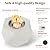 KIZZBY Table Top Fire Pit Bowl - Concrete Tabletop Fireplace Indoor Outdoor Decor Portable Rubbing Alcohol Burner Smores Maker for Patio Balcony with Extinguisher