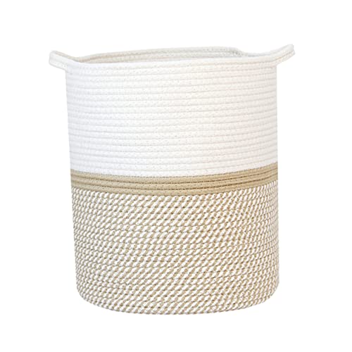 Corbeille fil de coton blanche haut de gamme pour articles divers