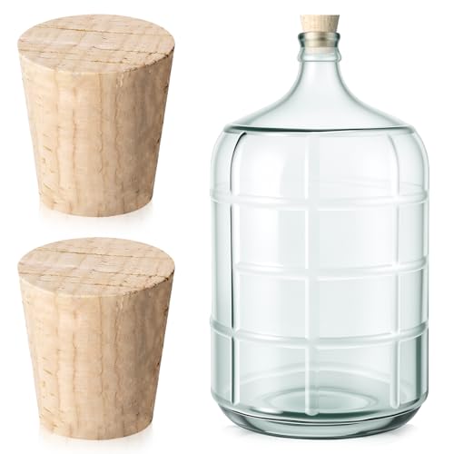 WLLHYF 2 Pcs Carboy Cork Stopper, Fermentation Cap Cork Stoppers