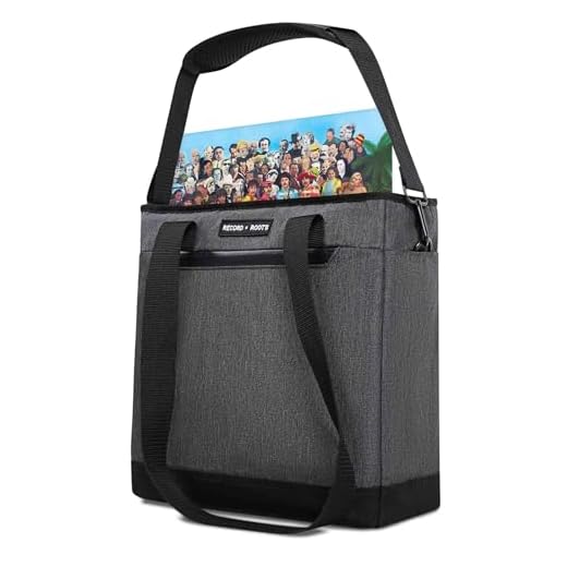 Water-Resistant Vinyl Record Carry Bag