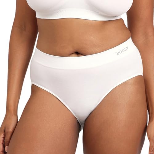 Boody -Midi Briefs -Women’s Underwear -Mid Rise, Mid-Full Coverag...