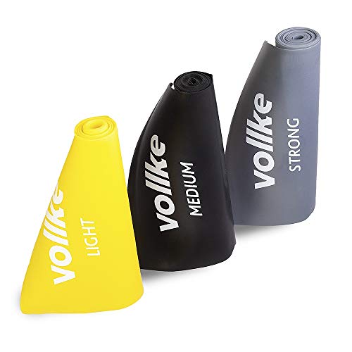 Kit Vollke Faixa Elástica Thera Band