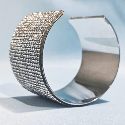 Jojomina MultiLayer Rhinestone Bracelet for Women Girls Crystal arm cuff Prom Bangle Bracelet Jewelry for Party Wedding Dating4