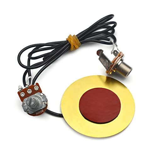 Maxcheer 50Mm Guitar Pickup Piezo Transducer Prewired Amplifier With Volume Control And 6.35Mm Output Jack For Acoustic Guitar Ukulele #TOP5