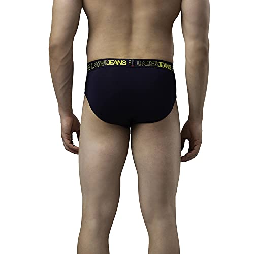 Image of Underjeans Men Cotton Blend Brief - Pack of 2