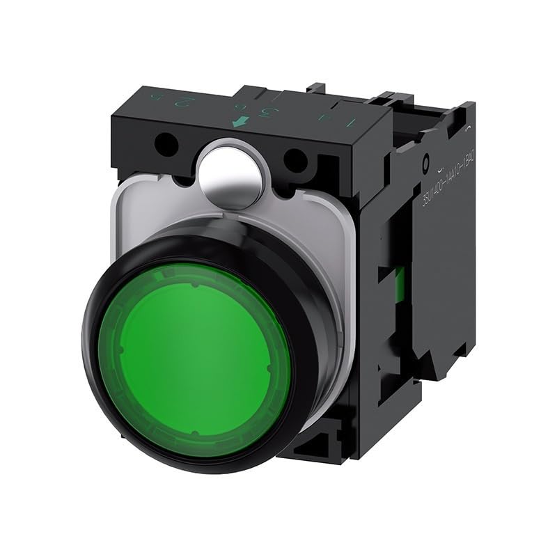 Bouton Plat 3SU1106-0AB40-1BA0 bouton-poussoir commande monobloc