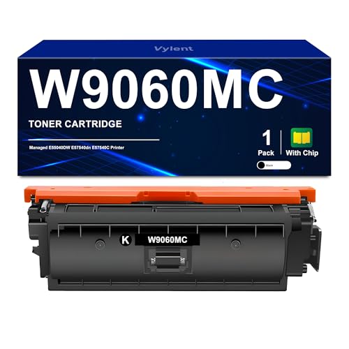 Toner W9060 noir compatible HP Managed pour corriger les impressions ternes