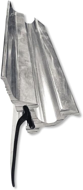 Clear Vinyl Framed Shower Door Drip Sweep Wipe Seal Angled 36" Long | Angled T Drip Clear Vinyl Seal Strip| Made in USA