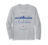 Photo Gallery viaggio vintage di amsterdam, skyline di amsterdam maglia a manica Photo Gallery viaggio vintage di amsterdam, skyline di amsterdam maglia a manica