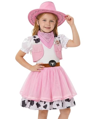Disfraz Deluxe de Vaquera para Niñas 3-10 años miniatura 2