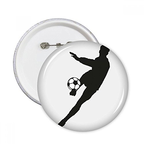 Badge silhouette football xxl lot de 5 cadeaux pour fans de foot