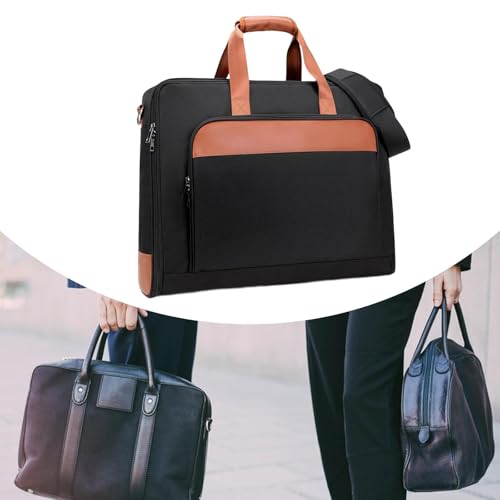 Generic Travel Garment Bag Duffel Bag for Business Trips Large Capacity Water Resistant for Men with Adjustable Strap Travel Suit Bag3