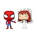 Funko Pop! Marvel: Superhero Couples - Spider Man and MJ - Collectable Vinyl Figure - Gift Idea - Official Merchandise - Toys for Kids & Adults - Marvel Fans