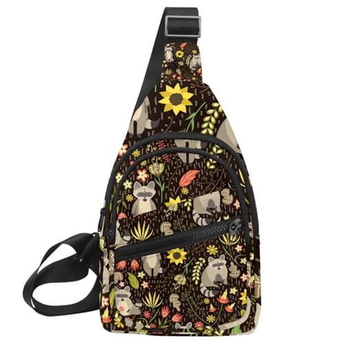 Sac de poitrine pour homme et femme, sac à bandoulière contre l'encombrement au travail