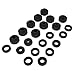 Rugged Ridge 1-102BL Body Mount Kit, Black; 76-79 Jeep CJ5/CJ7