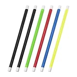 DLPRK 6 Piezas Varita Mágica Extensible, Segura para las Manos, Ideal para Magia, Ciencia Ficción y Juegos de Misterio para Niños