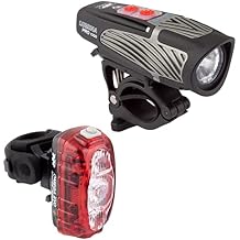 NiteRider Lumina Pro 1300 + Omega 330 EVO Bike Light Set NiteLink Wireless Connect USB-C Rechargeable Bicycle LED Front and Rear Combo IP64 Waterproof Mountain Road Commuting Cycling Safety Flash