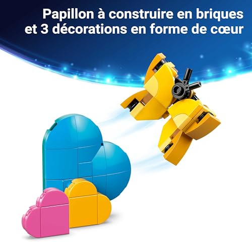 LEGO ǀ Disney Angel Jeu de Construction Lilo & Stitch dès Figurine en Briques avec 3 Ballons en Cœur & un Papillon Décoration Inspirée de la Série TV Cadeau Fille Garçon ou Adulte 43257 - vue 5