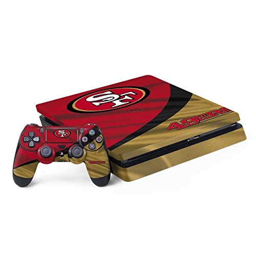 Skinit Decal Gaming Skin Compatible with PS4 Slim Bundle - Officially Licensed NFL San Francisco 49ers Design