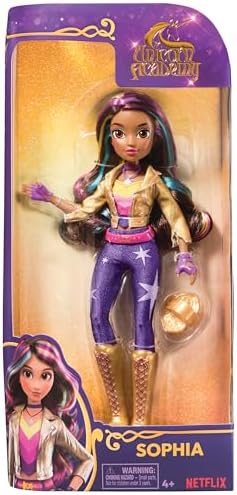 Unicorn Academy öltöztető baba - Baba a népszerű Netflix sorozatból, 24 cm magas, teljesen artikulált és kiegészítőkkel a kreatív szerepjátékhoz, 4 éves kortól, vegyes termék, nélkül