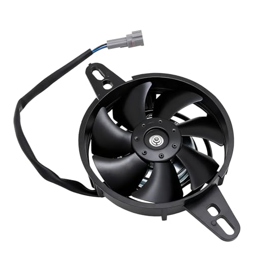 JFG RACING Ventilador Enfriamiento Moto,Ventilador Radiador Aceite Moto Ventilador Radiador 12V para 200cc-250cc Dirt Pit Bike ATV UTV Go Kart Quad Motocross
