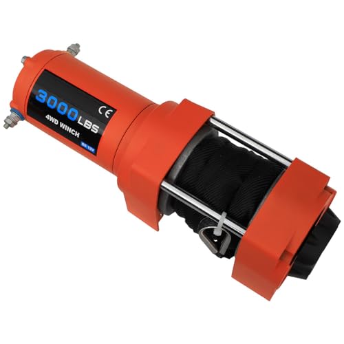 Winche eléctrico sintético ANPART 3000lb para 4x4 miniatura 6