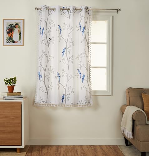 See full amazon price history chart for Amazon Brand - Solimo Cotton Grommet Opaque Curtains with Lace for Window, 100% Cotton Bird On Leaf Designs Curtains 5 Feet Set of 1 White 250 GSM Amazon Brand - Solimo Cotton Grommet Opaque Curtains with Lace for Window, 100% Cotton Bird On Leaf Designs Curtains 5 Feet Set of 1 White 250 GSM (B0CWVJDD3W) Amazon Price History, Amazon Price Tracker