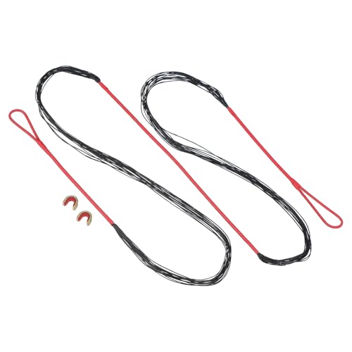 PATIKIL Bow String Replacement, 14 Strands Recurve Bowstring with Nock Point for AMO 50