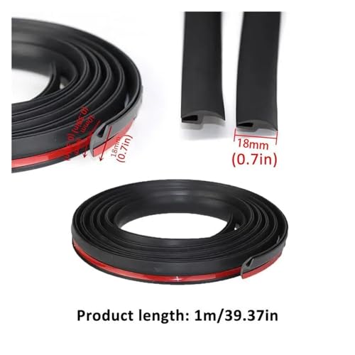 Caoutchouc flexible de type H pour étanchéité pare-brise de voiture - 5