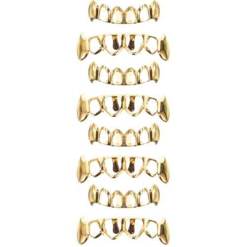 Gold Metal Teeth Grills Kit de 5 Piezas miniatura 1