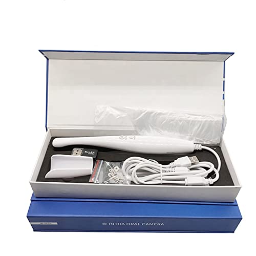 MAHWTF Cámara Oral Dental, Endoscopio Intraoral Inalámbrico Cámara Dental Integrada Lupa de Salida AV/TV/USB, con Función de Grabación de Video, Salida de Alta Definición (Tamaño:TV/AV)