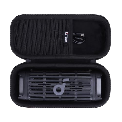 LTGEM �X�s�[�J�[�P�[�X Anker Soundcore Boom 3i 50W �|�[�^�u���X�s�[�J�[�Ή� �u���b�N (�P�[�X�̂�)