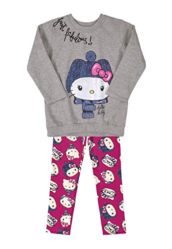 Conjunto Casaco Moletom E Calça Hello Kitty