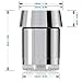 TEBOCR 7 Color Changing Faucet Lights - Glow Shower Stream Water Tap for Kitchen & Bathroom - 2 PCS
