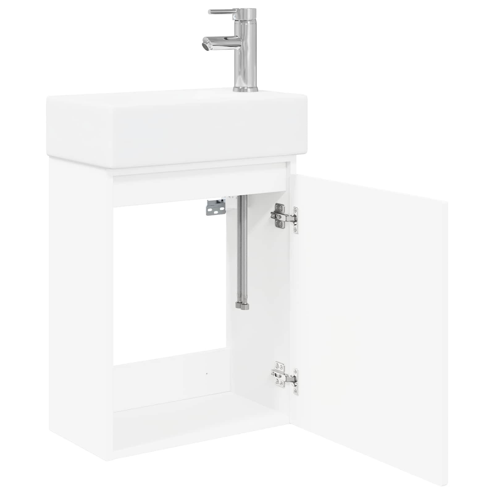 Genérico Módulo de baño con grifería 45,5 x 22,5 x 84 cm,Armarios y Almacenamiento,Tocadores de baño,20.1 kg-889451