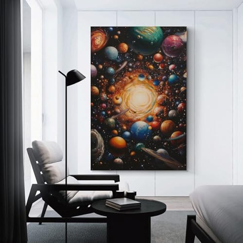 Cosmic Galaxy Murale grand format 50x75 poster de décoration murale moderne