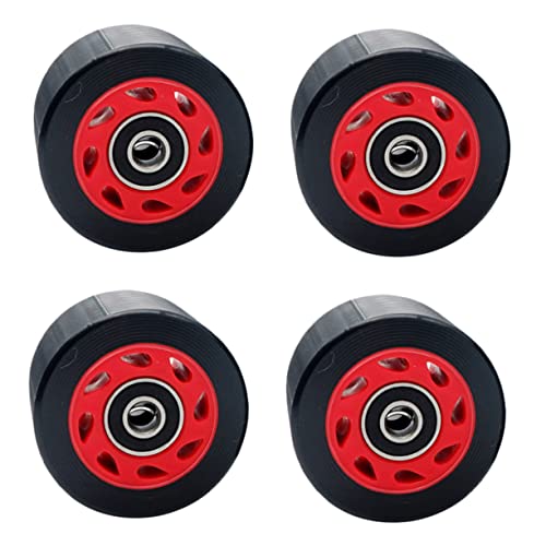 KICHOUSE Roller Skating Wheels Set Double Wheel Inline Skates Comfortable Design